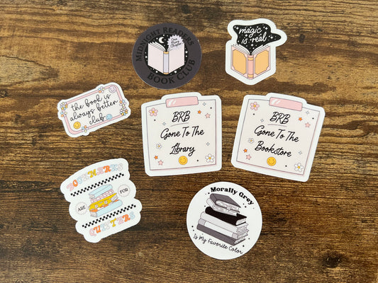Cute Reading Stickers