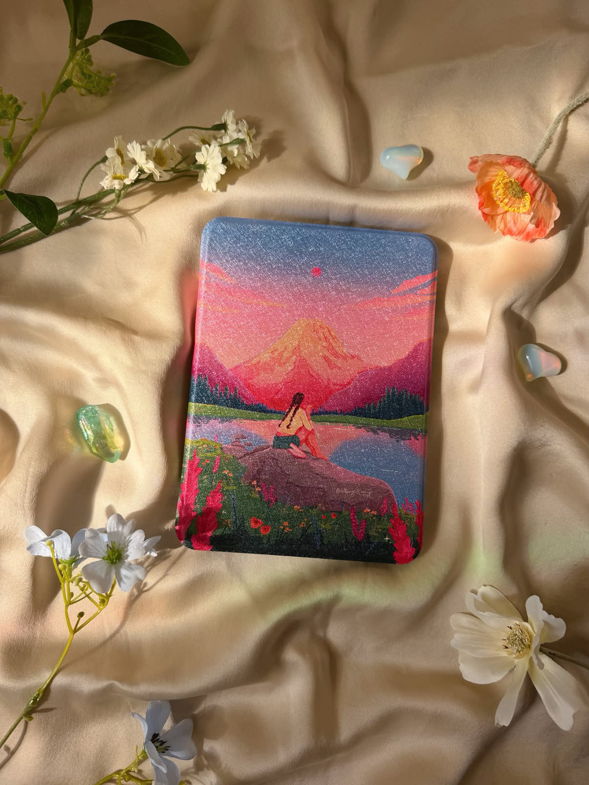 Mirror Lake Clear Back Kindle Case Collab