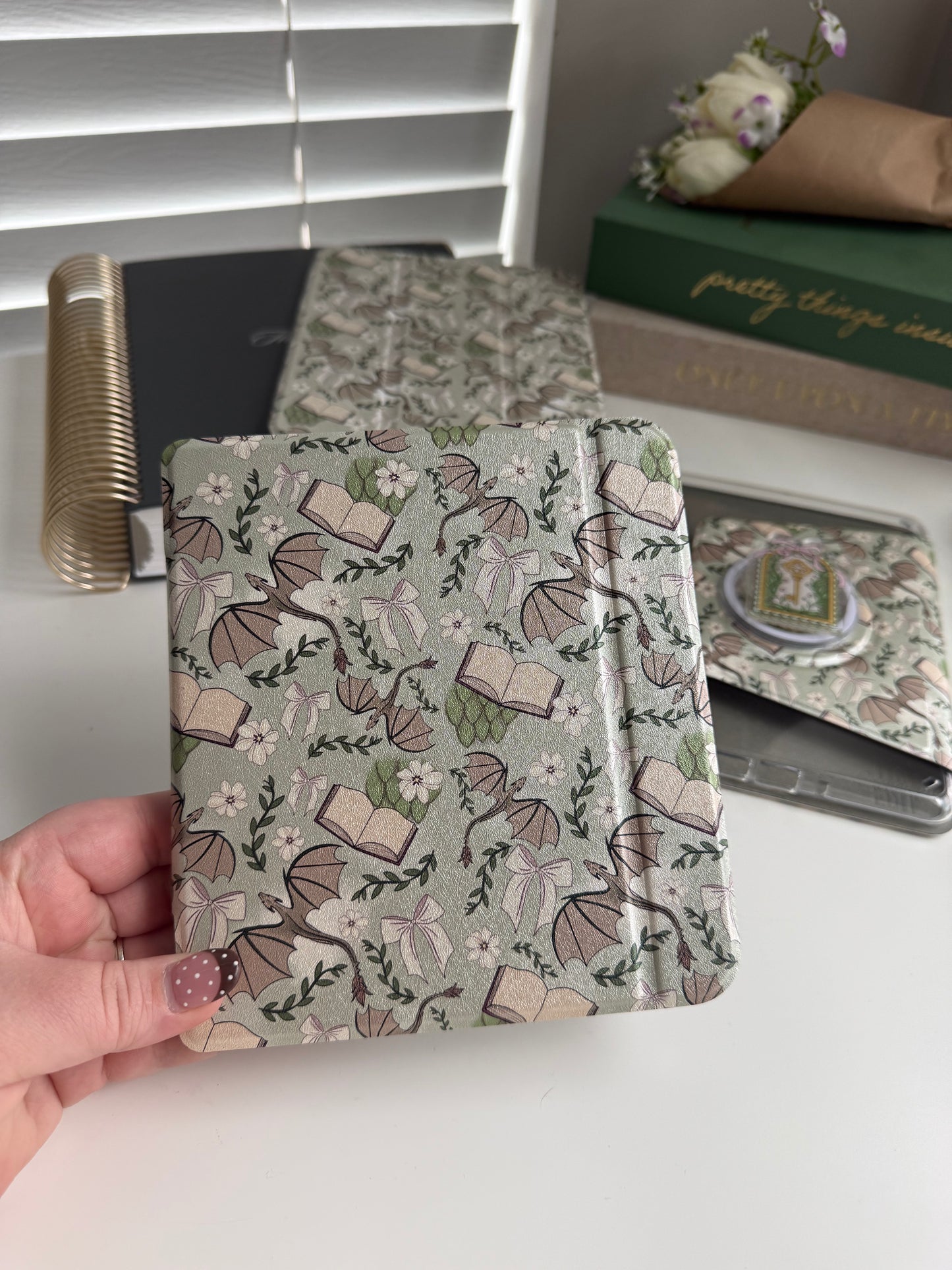 Spring Dragon Clear Back Kobo Case