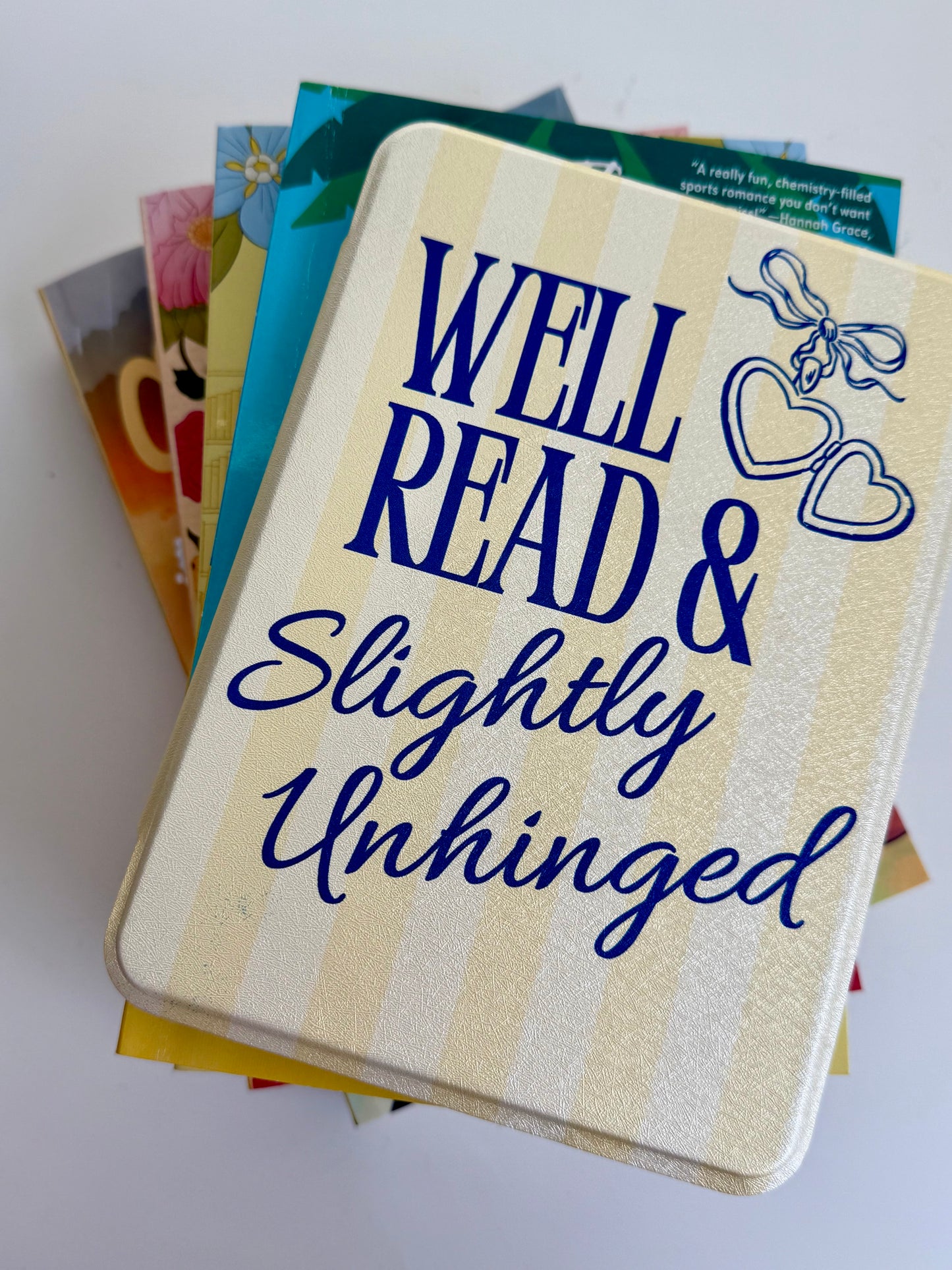 Well Read Collab Clear Back Kindle Case