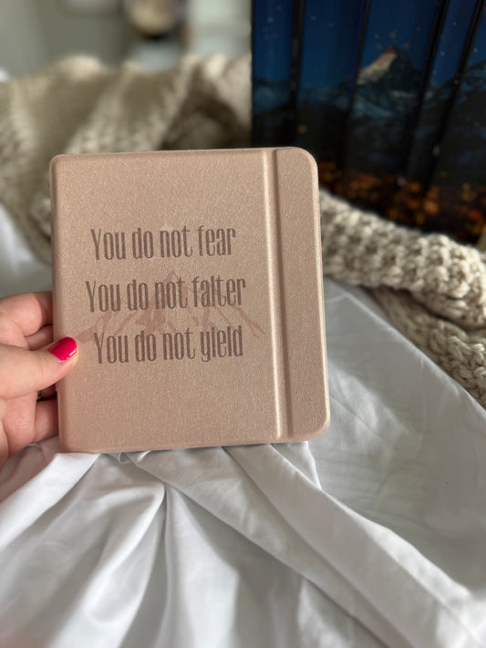 Officially Licensed Fear, Falter, Yield Kindle Case