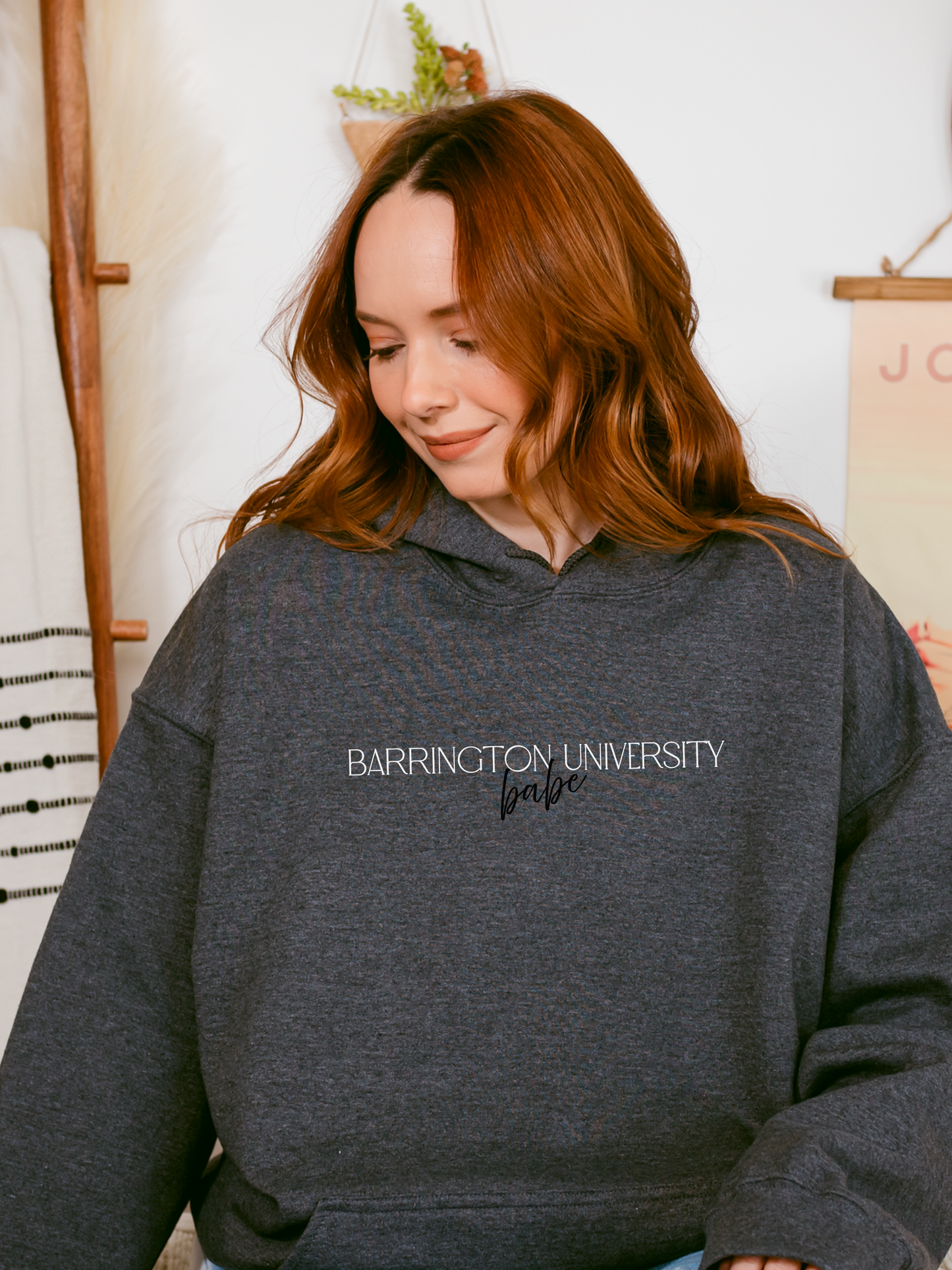 Officially Licensed Barrington University Embroidered Hooded Sweatshirt